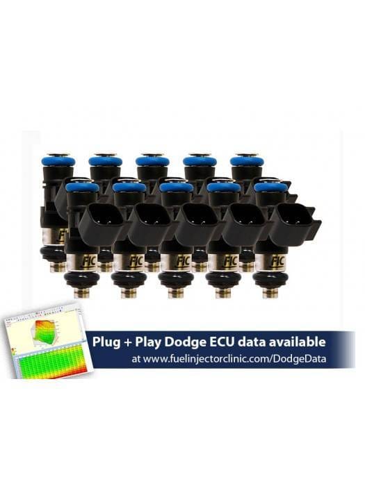 FIC 1000cc High Z Flow Matched Fuel Injectors for Dodge Viper ZB1 2003-2006 - Set of 10
