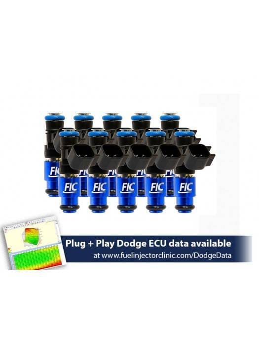 FIC 1650cc High Z Flow Matched Fuel Injectors for Dodge Viper 2008-2017 - Set of 10