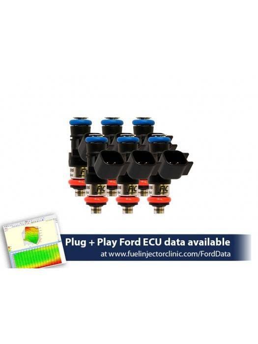 FIC 1000cc High Z Flow Matched Fuel Injectors for Ford Raptor 2017-2019 - Set of 6