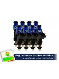 FIC 1000cc High Z Flow Matched Fuel Injectors for Ford Mustang 1967-2004 - Set of 8
