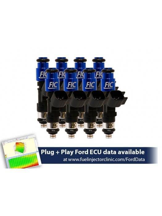 FIC 1000cc High Z Flow Matched Fuel Injectors for Ford Mustang 1967-2004 - Set of 8