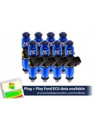 FIC 1200cc High Z Flow Matched Fuel Injectors for Ford F-150 1985-2003 - Set of 8
