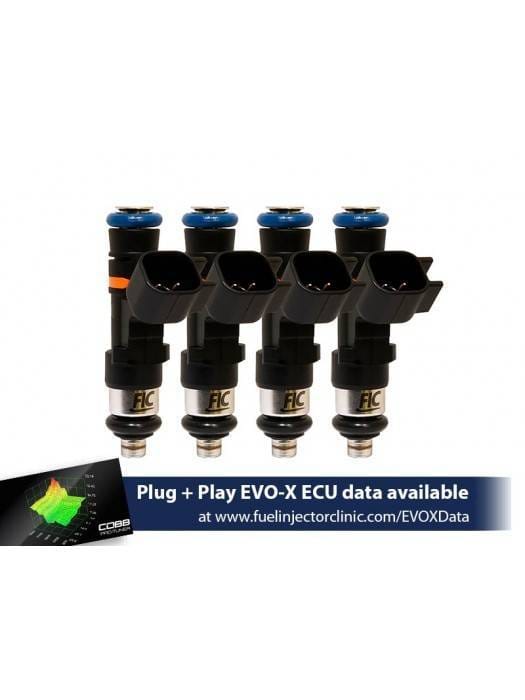 FIC 650cc High Z Flow Matched Fuel Injectors for Mitsubishi Evolution X 2007-2016 - Set of 4