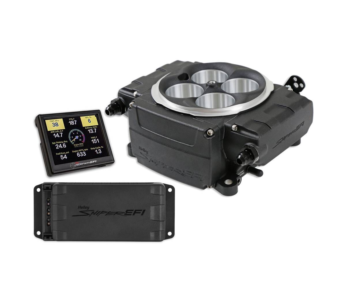 Holley Sniper 2 4150 4-Barrel EFI System with PDM - Black thumbnail 2