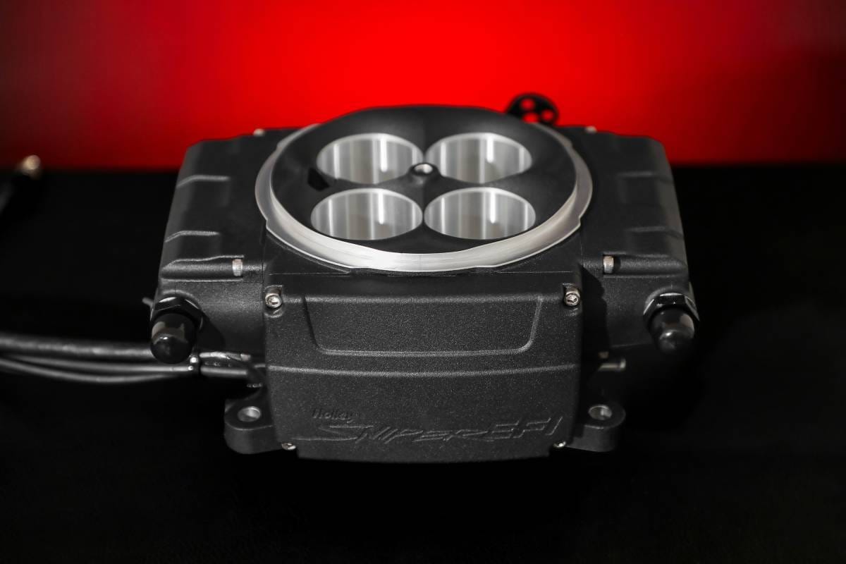 Holley Sniper 2 EFI 4BBL Throttle Body Fuel Injection Kit - Black thumbnail 4