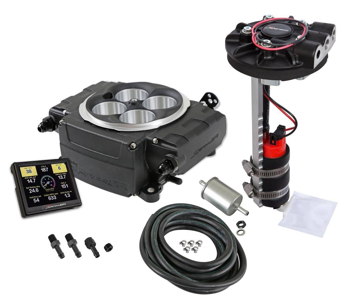 Holley Sniper 2 4150 4-Barrel EFI System with Returnless Drop-In Fuel Module - Black thumbnail 3