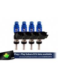 FIC 1440cc High Z Flow Matched Fuel Injectors for Subaru WRX 02-14 & STI 07+ - Set of 4