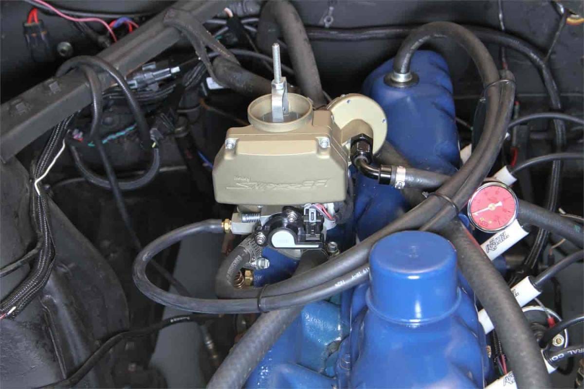 Holley Sniper EFI Autolite 1100 TBI Kits For 175HP Naturally Aspirated - Classic Gold thumbnail 16