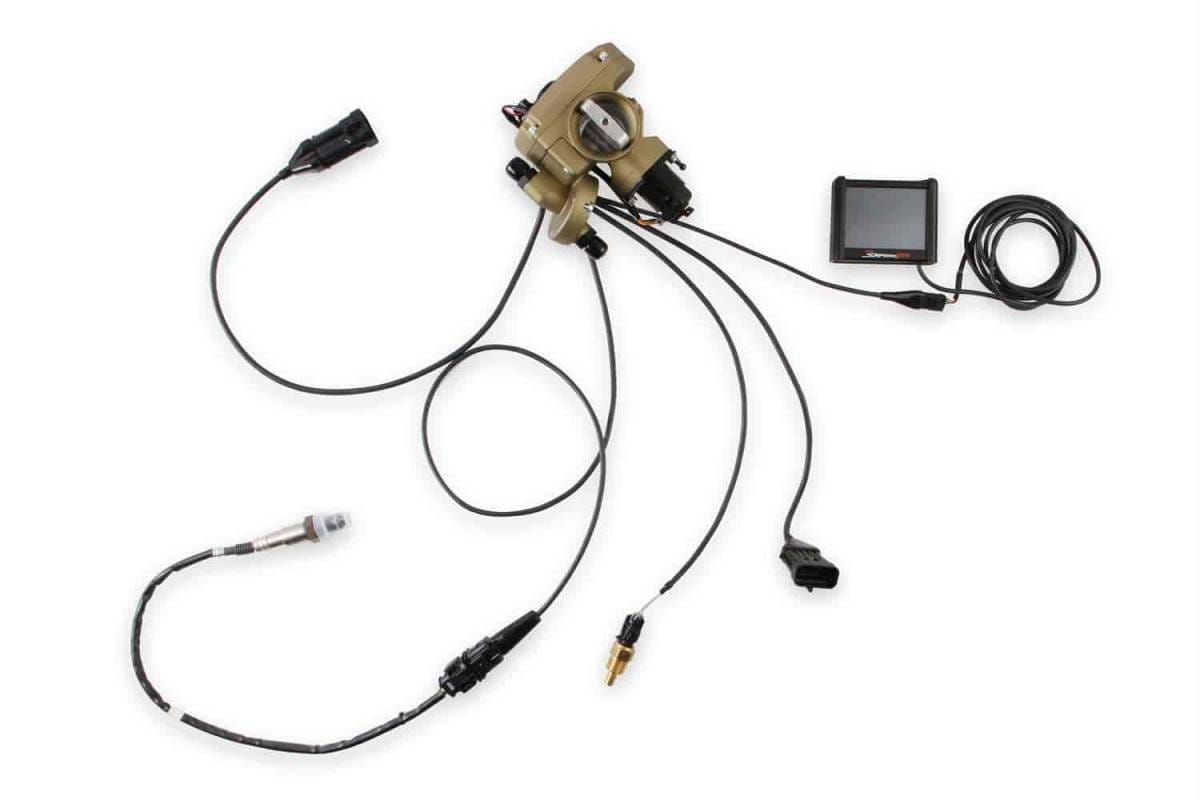 Holley Sniper EFI Autolite 1100 TBI Kits For 175HP Naturally Aspirated - Classic Gold thumbnail 2