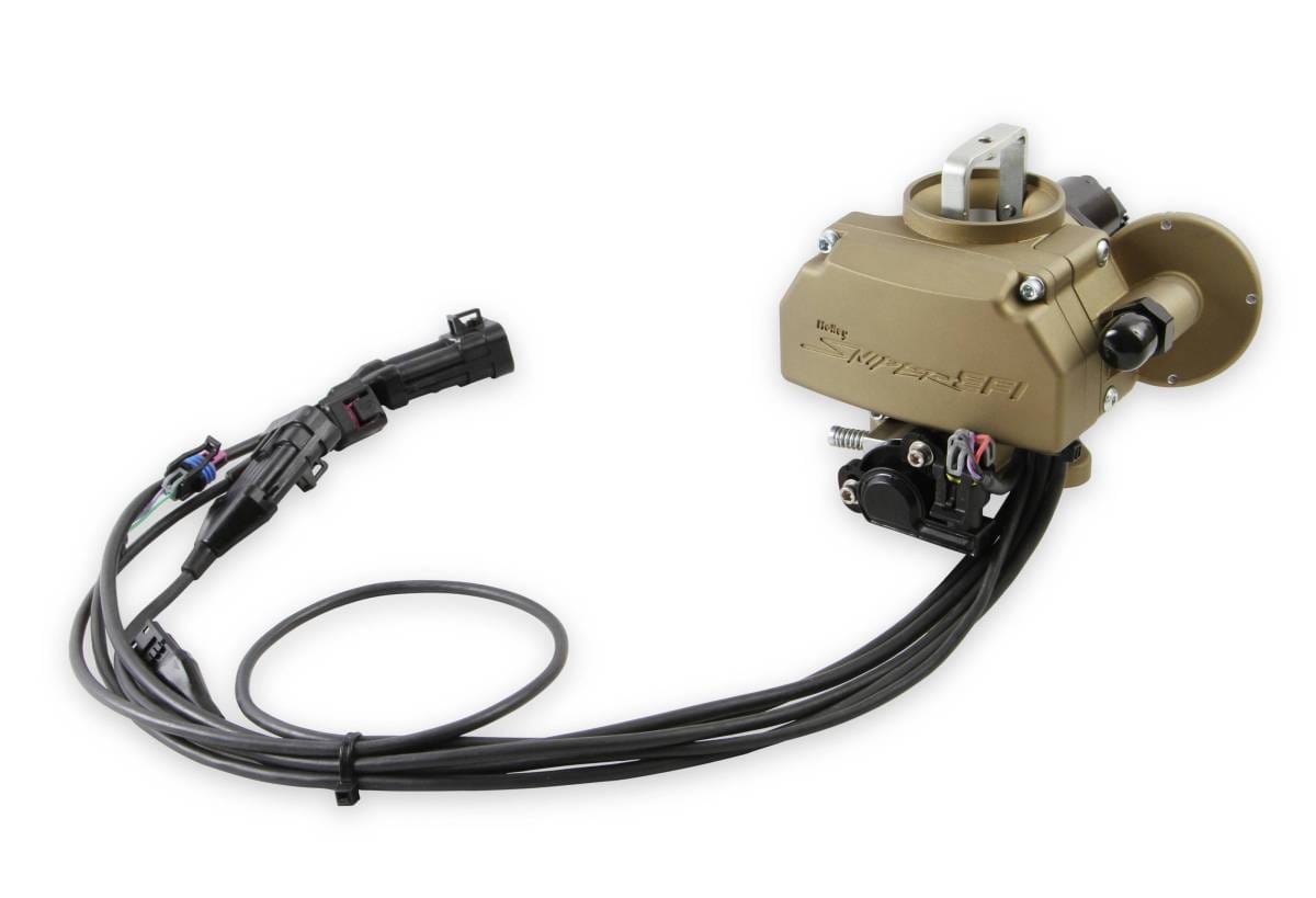Holley Sniper EFI Autolite 1100 TBI Kits For 175HP Naturally Aspirated - Classic Gold thumbnail 3