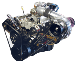 Chevy SBC & BBC Procharger Serpentine HO Intercooled Kit with F-1A-94 Supercharger for Aftermarket EFI/Carb