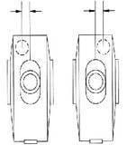 Harland Sharp SBC 7/16" Stud Mount Roller Rocker Arms, 1.65 Ratio, for SBC With Offset Intakes (0.050 Offset) thumbnail 3