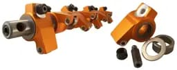 Harland Sharp Small Block Mopar Shaft Mount Roller Rocker Arms, 1.6 Ratio, for LA Blocks