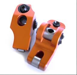 Harland Sharp LS Roller Rocker Arms, Pedestal Mount, 1.8 Ratio, Aluminum, Chevy, GM LS7, Adjustable