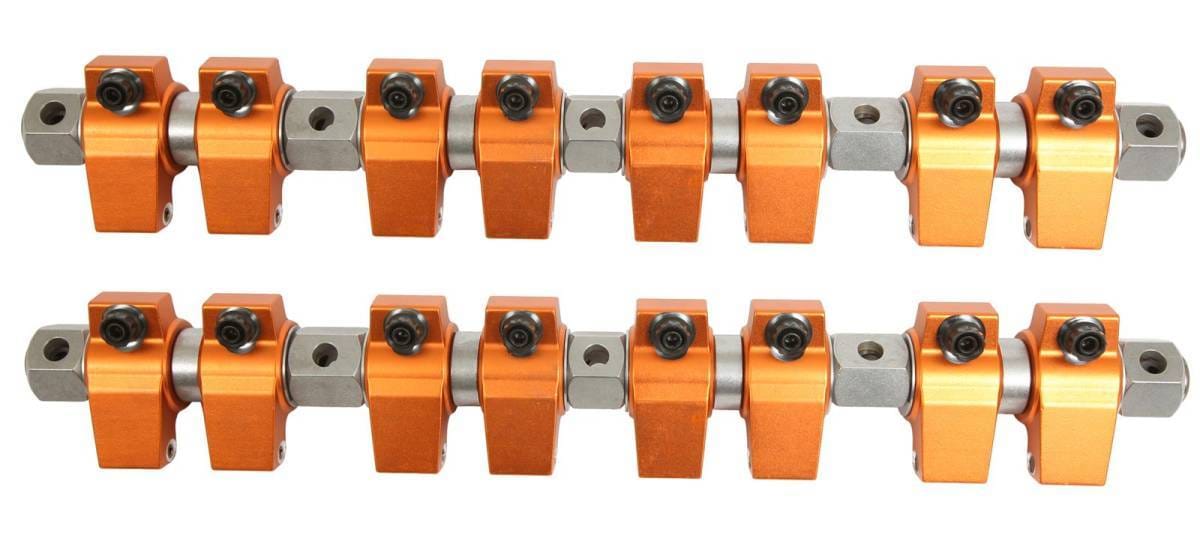Harland Sharp Small Block Mopar 7/8" Shaft Mount Roller Rocker Arms, 1.5 Ratio, for Edelbrock Victor / IndyBrock Heads