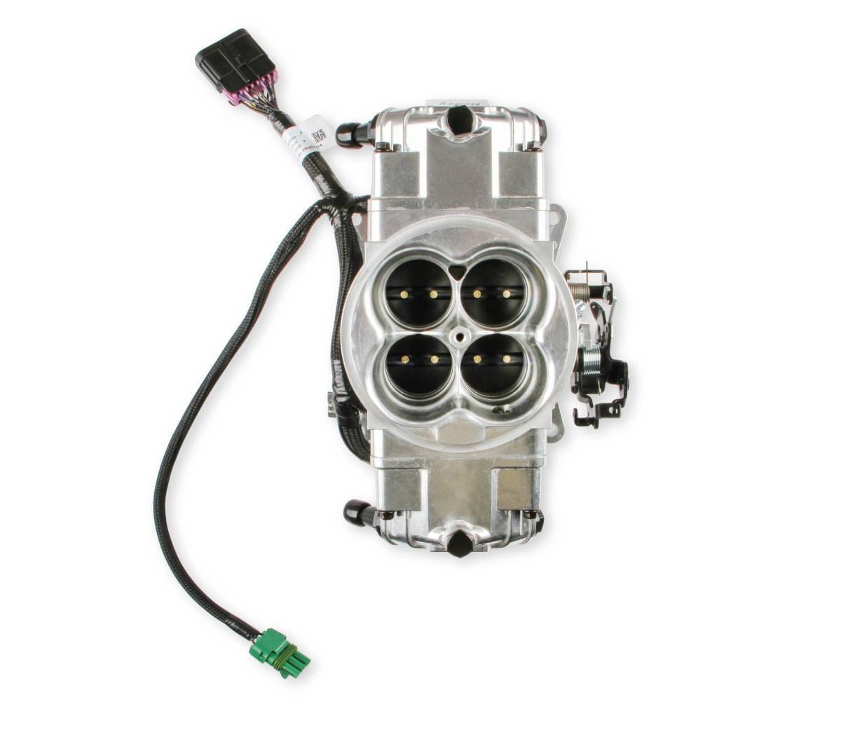 Holley Terminator X W/ Stealth 4150 4BBL For 4 Injectors - Shiny  thumbnail 5