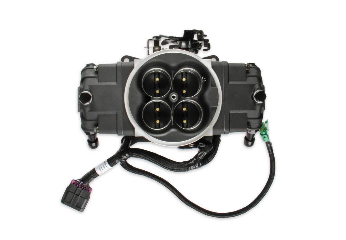 Holley Terminator X W/ Stealth 4150 4BBL For 4 Injectors - Black thumbnail 4