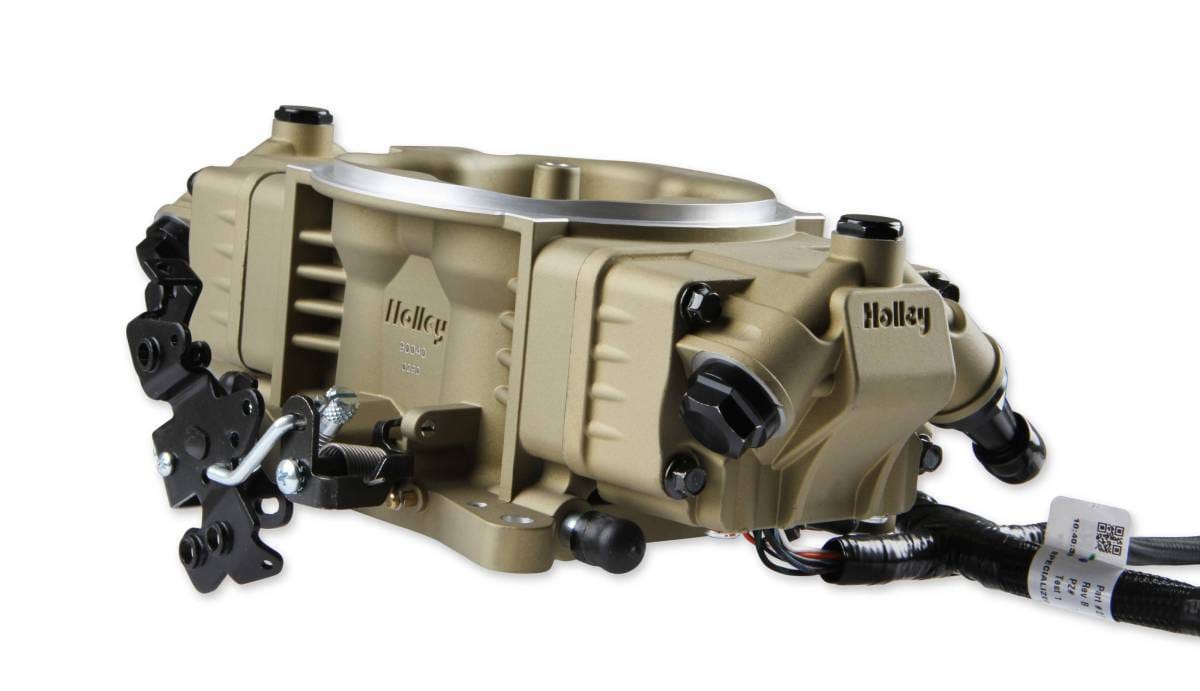 Holley Terminator X W/ Stealth 4150 4BBL For 4 Injectors - Gold thumbnail 2