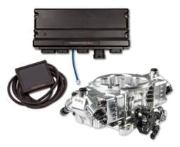 Holley Terminator X W/ Stealth 4150 4BBL For 4 Injectors - Shiny, GM LS 24X Crank W/ GM 4L60 and 4L80 Trans Control