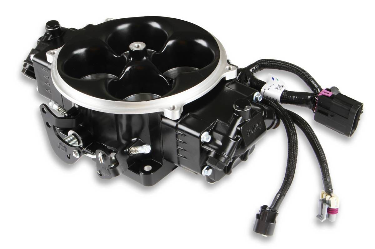Holley Terminator X W/ Stealth 4500 4BBL For 8 Injectors - Black thumbnail 2