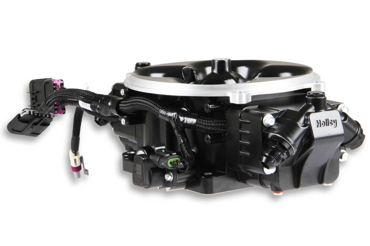 Holley Terminator X W/ Stealth 4500 4BBL For 8 Injectors - Black thumbnail 4