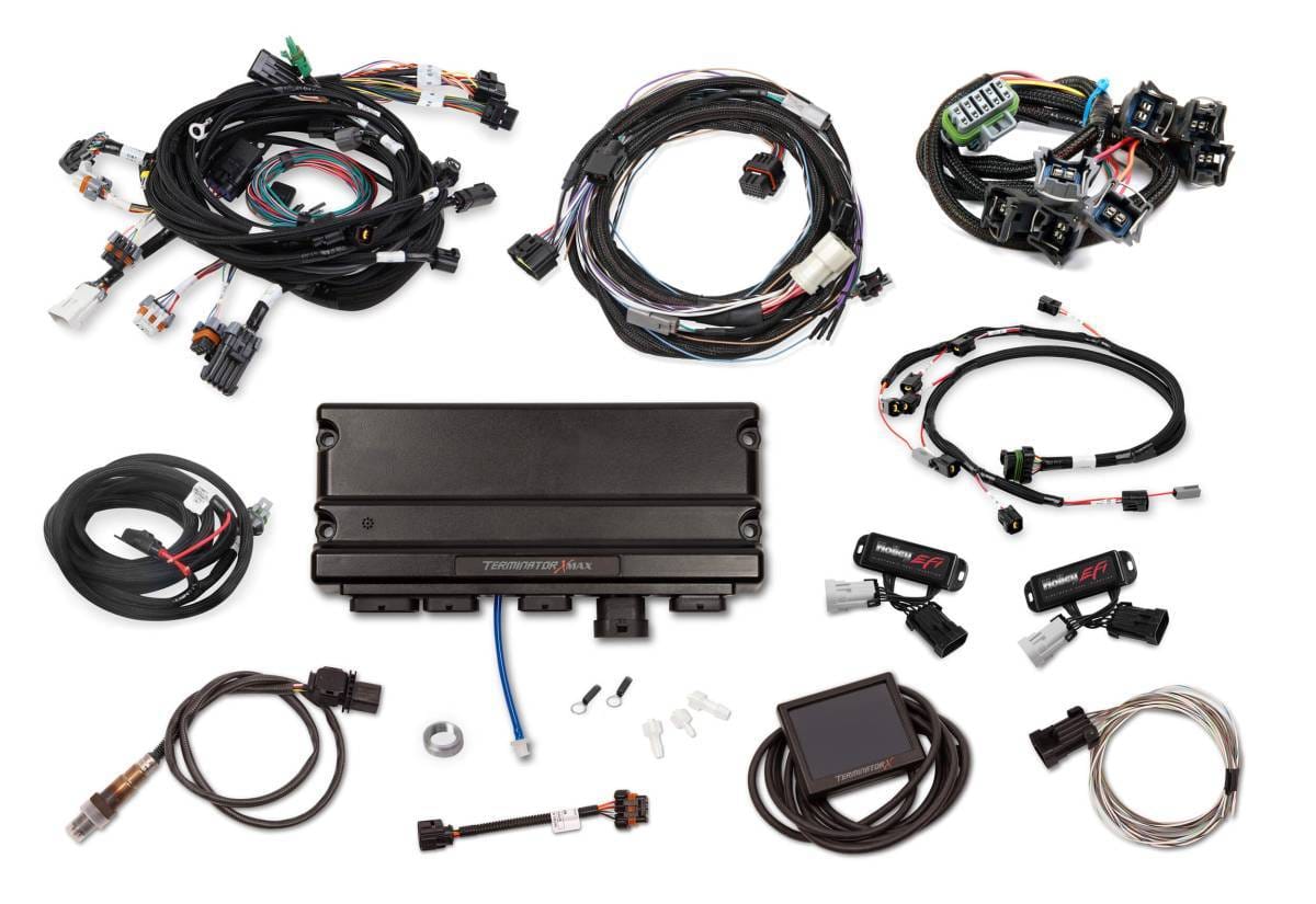Holley Terminator X Max For Ford Modular Motor 2V for Stock Coils and EV6 Clips with Transmission Control