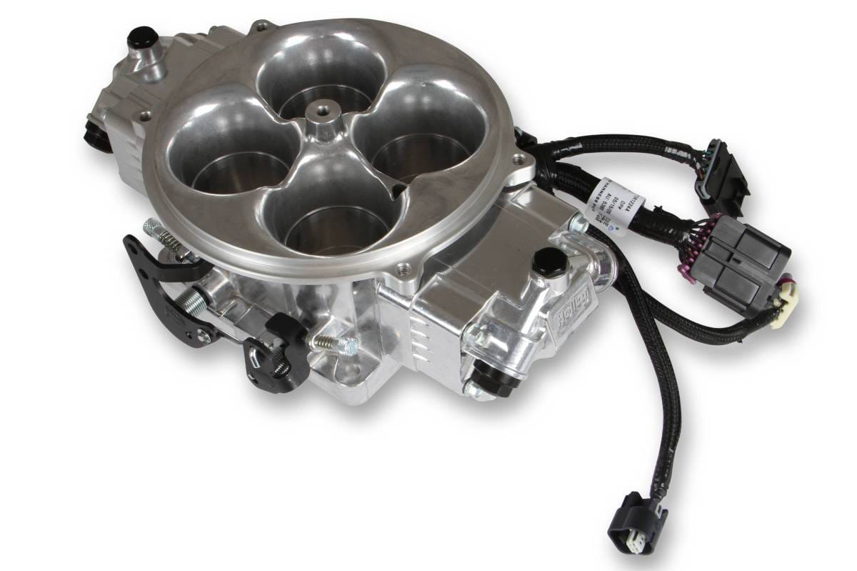 Holley Terminator X W/ Stealth 4500 4BBL For 8 Injectors - Shiny thumbnail 4
