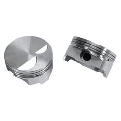 Trickflow Forged Flat-Top Pistons For Ford 302/351 W/ Twisted Wedge SBF 514 Heads 4.030" Bore - Set of 8 (Two Valve Reliefs)