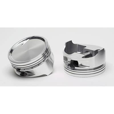 Trickflow Forged Dish Pistons For Ford 302/351 W/ Twisted Wedge SBF 514 Heads 4.030" Bore - Set of 8 (No Valve Reliefs)