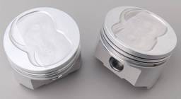 Trickflow Forged Dish Pistons For Ford 302/351 W/ Twisted Wedge SBF 514 Heads 4.030" Bore - Set of 8 (No Valve Reliefs)
