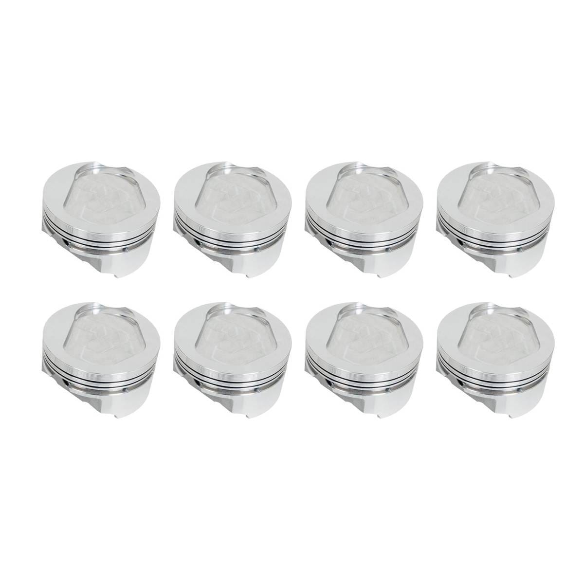 Trickflow Powerport Forged Pistons For Ford Clevor 351C 4.125" Bore - Set of 8 (Single Valve Relief)
