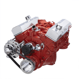 CVF Chevy Small Block Serpentine Conversion System with Alternator Only Brackets, For Electric Water Pump - Polished