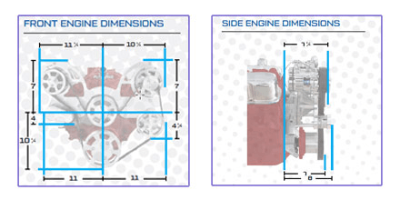 CVF Chevy Small Block Serpentine System with AC & Alternator (All Inclusive) - Polished thumbnail 4