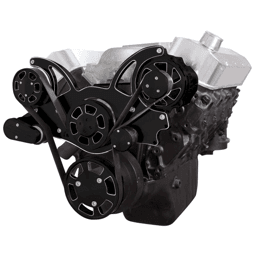 CVF Chevy Big Block Serpentine System with Alternator Only (All Inclusive) - Black Diamond