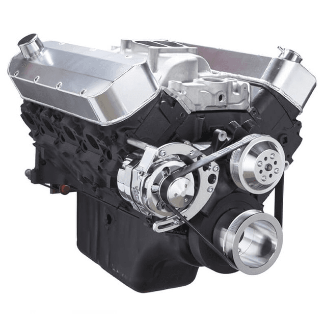 CVF Chevy Big Block Serpentine Serpentine Conversion Kit with Alternator Only Brackets, For Long Water Pump - Polished thumbnail 3
