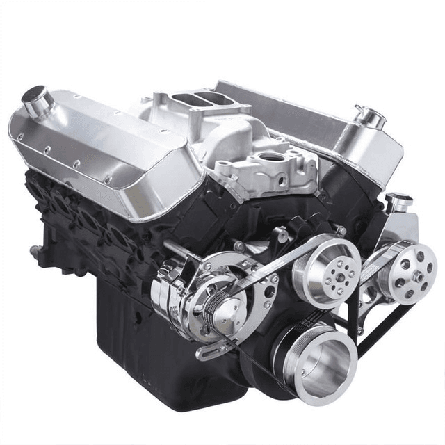 CVF Chevy Big Block Serpentine Serpentine Conversion Kit with Power Steering, Long Water Pump - Polished thumbnail 3