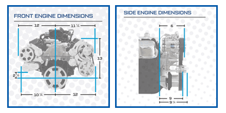 CVF Chevy LT1 Gen II Serpentine System with AC, Power Steering & Alternator - Black (All Inclusive) thumbnail 4