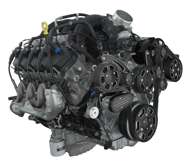 CVF Ford 7.3L Godzilla Serpentine System with ALT & PS For High Flow Water Pump - Black Diamond (All Inclusive) thumbnail 3