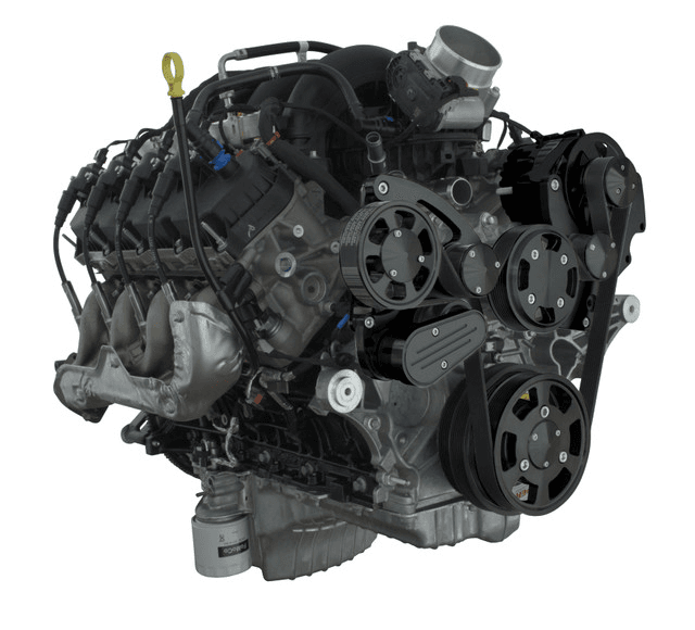 CVF Ford 7.3L Godzilla Serpentine System with Alternator Only For High Flow Water Pump - Black (All Inclusive) thumbnail 3