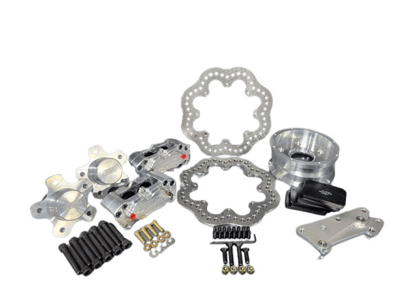 Aerospace Ford Mustang 2015-2021 4 Piston Pro-Lite Front Drag Disc Brakes & Hub Package