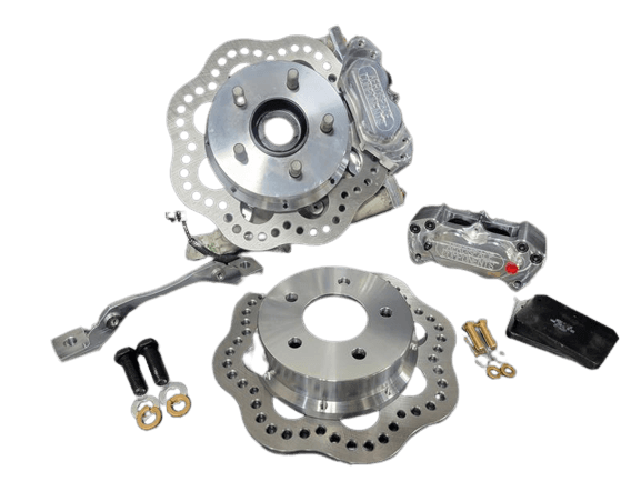 Aerospace Ford Mustang GT350 / GT350R 2015-2020 4 Piston Pro-Lite Front Drag Disc Brakes