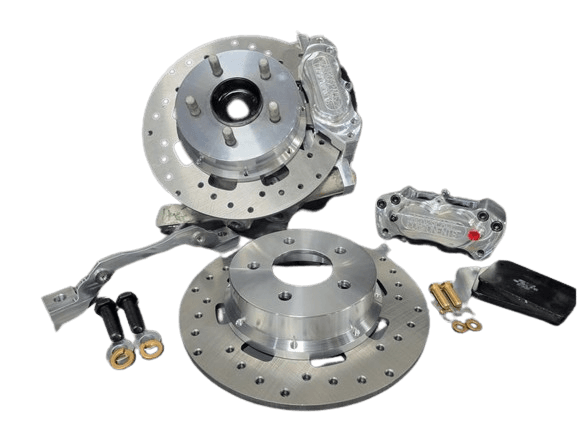 Aerospace Ford Mustang GT500 2020-2023 4 Piston Heavy Duty Front Drag Disc Brakes