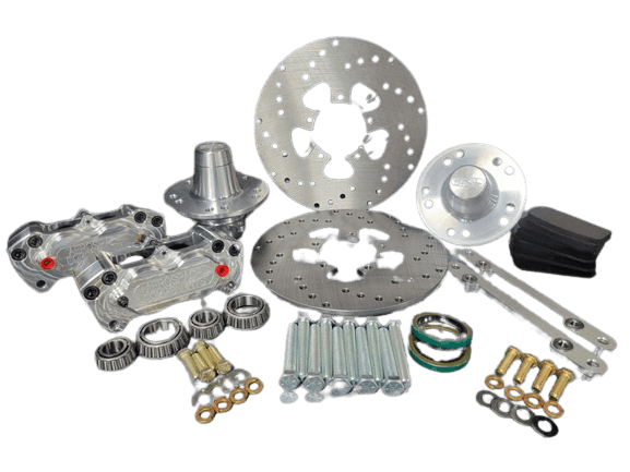 Aerospace Camaro / Firebird / Nova / Chevelle 1970-1978 4 Pistion Heavy Duty Front Drag Disc Brakes