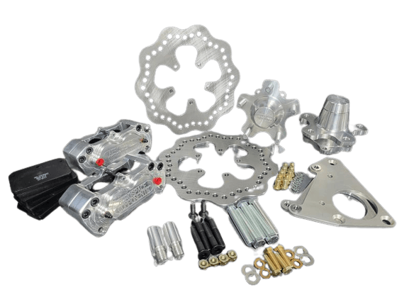 Aerospace Chevy Corvette C2 1963-1967 4 Piston Pro-Lite Front Drag Disc Brakes