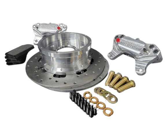 Aerospace Chevy Corvette C7 2014-2019 4 Piston Heavy Duty Front Drag Disc Brakes thumbnail 2