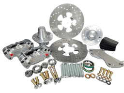 Aerospace Chevy II 1962-1963 4 Piston Heavy Duty Front Drag Disc Brakes