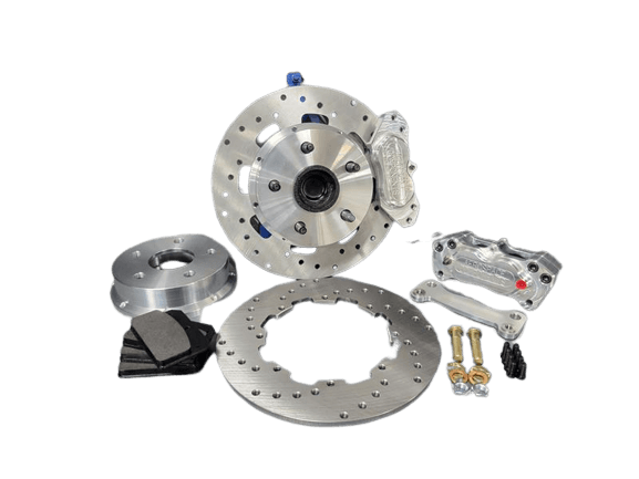 Aerospace Pontiac G8 2008-2009 4 Piston Heavy Duty Front Drag Disc Brakes thumbnail 2