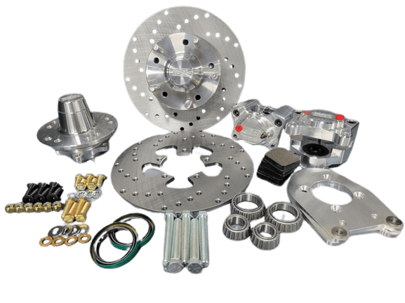 Aerospace 2 Piston Medium Duty Front Drag Disc Brakes For Art Morrison Super Strut