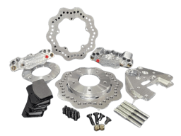 Aerospace Front 2 Piston Spindle Mount Pro-Lite Drag Disc Brakes For Santhuff Strut