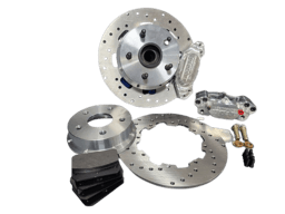 Aerospace 2008-2009 Pontiac G8 4 Piston Heavy Duty Rear Drag Disc Brakes (5 Lug) - 1/2" Studs